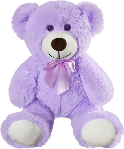 SNOWOLF Oso de Peluche Lindo Juguetes de Animales de Peluche Almohada Muñeca de Oso Violeta Regalo para Niños Niñas Cumpleaños Navidad Día de San