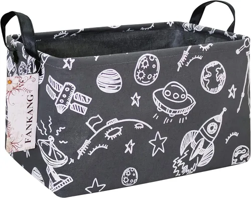 Vista 34 de FANKANG - Cestos de almacenamiento, cesta de lavandería plegable de lona para cuarto infantil con revestimiento impermeable de PE, grandes cestas