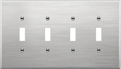 Vista 38 de LIDER Placa de Pared de Metal para Interruptor de Luz de Palanca, Cubierta de Interruptor de Acero Inoxidable, Resistente a la Corrosión