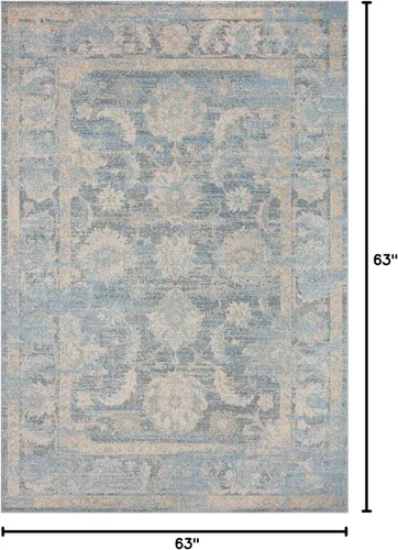 Vista 50 de Loloi Colección Odette ODT-06 - Alfombra de pasillo, 2 pies 7 pulgadas x 10 pies 0 pulgadas, cielo/multi