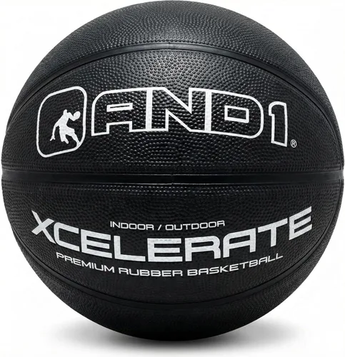 Vista 13 de AND1 Xcelerate Rubber Basketball: Official Regulation Streetball, Made for Indoor/Outdoor