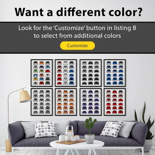 Vista 5 de Custom Car Posters Póster hecho a mano compatible con Dodge Evolution Print Wall Art Décor Best of Dodge Generations, multicolor, 8 x 10 pulgadas