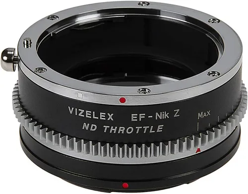 Vista 7 de Vizelex CINE ND - Adaptador de lente de acelerador compatible con lentes ARRI PL a cámaras Nikon Z-Mount - Filtro ND variable integrado (2-8 paradas)
