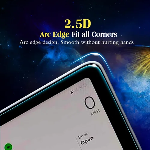 Vista 3 de Protector de pantalla de vidrio templado para Chevy Tahoe Suburban y GMC Yukon Dual de 12.6 pulgadas para asiento trasero 2021-2024, protector