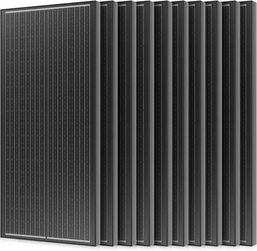 Vista 15 de Panel Solar de 18BB 100 Vatios, Panel Solar N-Type de 12V 100W, Módulos PV Monocristalinos de Alta Eficiencia del 25% para RV, Marino, Techo
