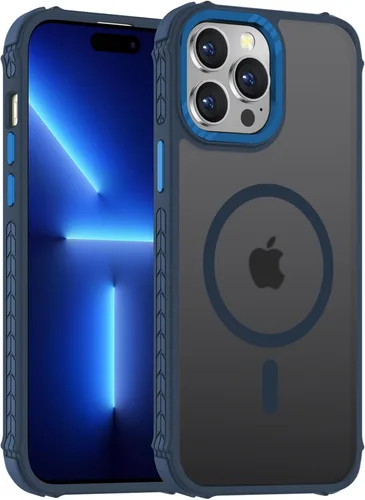 Vista 41 de DEERLAMN Funda Magnética Fuerte para iPhone Air 6.5 Pulgadas, [Compatible con Magsafe] [Protección contra caídas de grado militar] Funda protectora