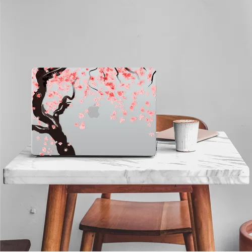 Vista 3 de Funda para MacBook Air de 15 pulgadas 2023 2024 (modelo: MacBook Air 15.3 M3 A3114 M2 A2941 Chip), carcasa rígida con cubierta para teclado, flor