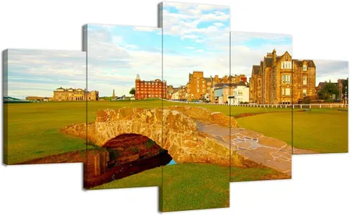 Vista 15 de chenchenArt Payne's Valley Golf Course 19th Hole - Arte de pared para sala de estar, dormitorio, baño, decoración del hogar, campo de golf