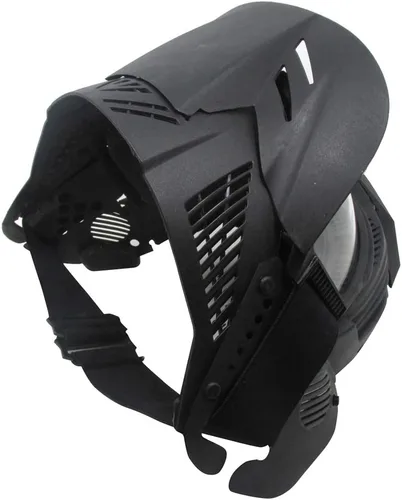 Vista 6 de Máscara Táctica Airsoft, para Caza de BB Airsoft, Juego CS, Equipo Táctico de Cara Completa, Resistente a Impactos con Gafas, Actividades al Aire