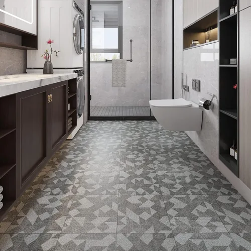 Vista 4 de CHICHOME Paquete de 6 baldosas de alfombra sintética de 12 x 12 pulgadas, autoadhesivas, antideslizantes, impermeables, duraderas, de vinilo