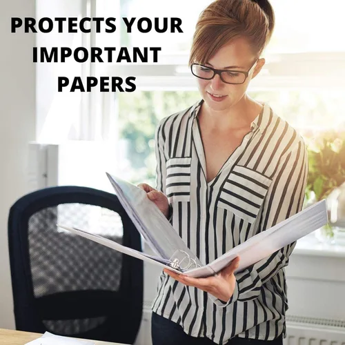 Vista 6 de Performore Carpeta de 3 anillas, anillo D profesional de 4 pulgadas, carpeta de presentación para páginas estándar de 8.5 x 11 pulgadas