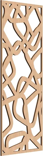 Vista 101 de Ekena Millwork WALW10X25X0250ACMRO Acme - Paneles decorativos de pared de madera con calado, 9 3/8 pulgadas de ancho x 24 3/8 pulgadas de alto