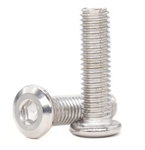 Vista 10 de binifiMux Tornillos de cabeza Allen avellanados con remache M8 x 3.937 in, tornillos de conexión para muebles, acero inoxidable 304