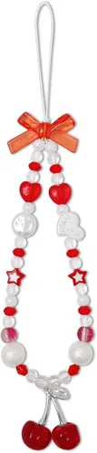 Vista 13 de cioatu Dijes para teléfono, bonita correa de muñeca para teléfono celular, correa de muñeca para bolsa, Airpods, cámara, colgantes, decoración