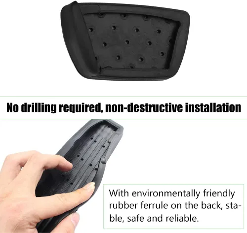 Vista 6 de Blazeray Accesorios para Toyota RAV4 RAV 4 XA50 2019 2020 2021 Accesorios Cubierta de pedal de aleación de aluminio antideslizante Motor automático
