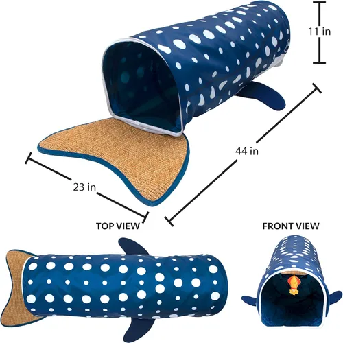 Vista 6 de Kitty City Túnel de tiburón ballena, azul