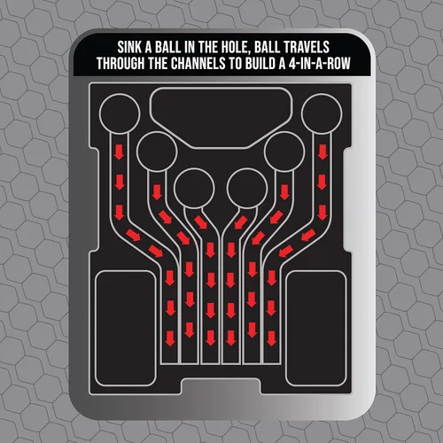 Vista 2 de Wicked Big Sports Fore Across Juego de golf Putting Connect de cuatro estilos Practica de golf con precisión estilo de juego con Putting Green