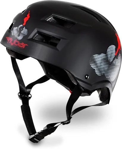 Vista 20 de Casco de bicicleta Flybar - Multideporte, certificado dual, ajustable, ligero, para skateboard, patinaje, pogo, scooter eléctrico, snowboard