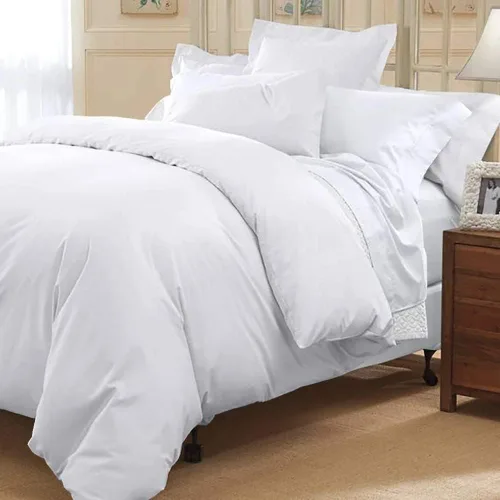 Vista 18 de Lujosa funda de edredón suave de 800 hilos, 100% algodón egipcio, tamaño matrimonial/queen (90 x 90 pulgadas), 1 funda de edredón con cierre