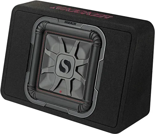 Vista 4 de Kicker 46TL7T122 TL7T Subwoofer Solo-Baric de 12" (30 cm) en carcasa de perfil delgado, 2 ohmios, 600 vatios