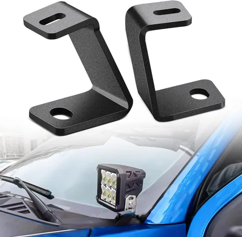 Vista 10 de Nilight Soportes de luz de zanja Auxiliar Offroad Work LED Pod A-Pilar Hood Mounts en 2nd Gen Tacoma 2005 2006 2007 2008 2009 2010 2011 2012 2013
