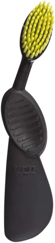 Vista 12 de Cepillo de dientes RADIUS, cepillo flexible, cerdas suaves, para diestros, cepillo sandía con cerdas blancas, libre de BPA y aceptado por la ADA