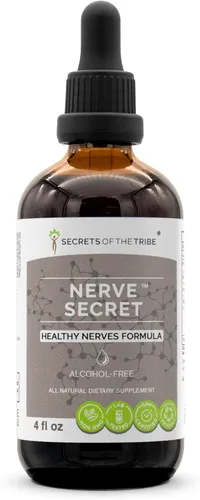Vista 7 de Secrets of the Tribe - Secreto de nervios, mezcla de suplementos de hierbas, extracto líquido sin alcohol, fórmula de nervios saludables (2 fl oz)