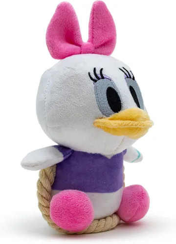 Vista 2 de Buckle-Down Disney - Juguete para perros de Disney, Daisy Duck Chibi, juguete para mascotas, peluche con cuerda