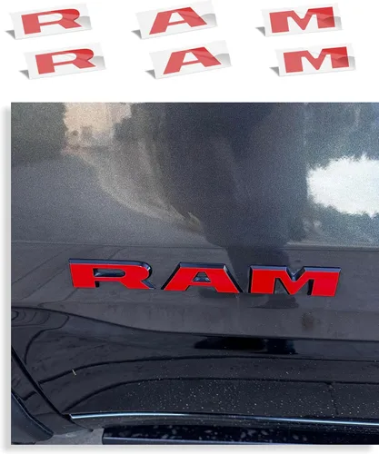 Vista 21 de Reflective Concepts 2019-2026 Adhesivos de calcomanías para emblemas de puerta RAM - (Color: Bandera Americana)