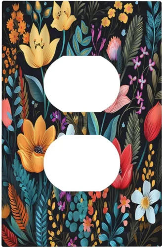 Vista 20 de Cubiertas de pared de estilo rústico occidental de madera puerta de granero herradura de hierro estrella placas de pared simple dúplex cubiertas