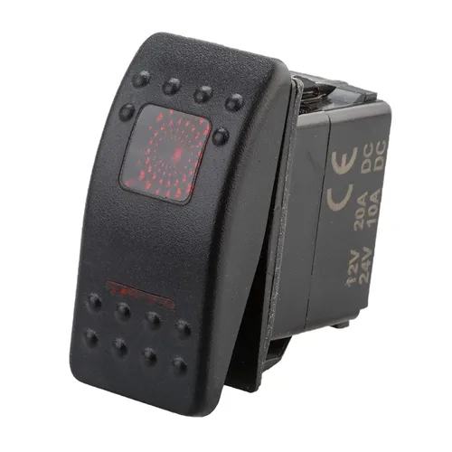 Vista 8 de Amarine Made Interruptor basculante impermeable de 12 V y 20 amperios de encendido y apagado de 2 posiciones para barco marino DPDT de 7 pines con 2