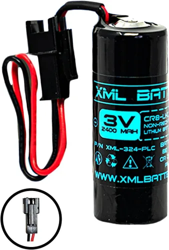 Vista 2 de (5 unidades) 3v 2400mAh 17430 37858 Litio Flush 2 FDK CR8.LHC Toto THP3053 CR8-LHC