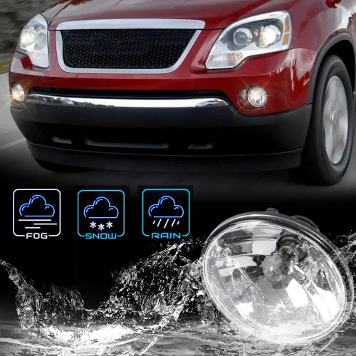Vista 6 de PIT66 Luces antiniebla compatibles con Chevy Suburban Tahoe 07-14/Ford Explorer 08-10/Chevy Avalanche/07-13 GMC Acadia 07-12/Chevy Camaro 10-13