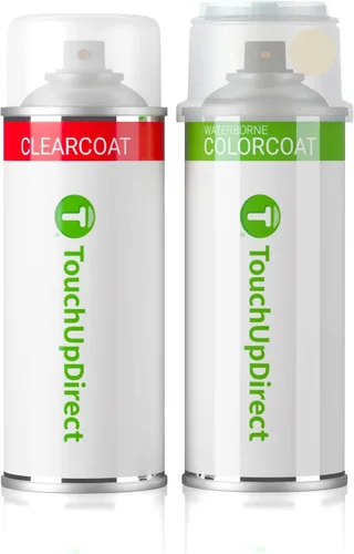 Vista 156 de TouchUpDirect QAK - Aerosol de pintura de retoque de color blanco sólido compatible con Nissan Exact Match - Kit esencial