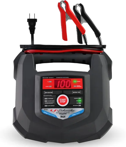 Vista 10 de Schumacher Electric Car Battery Charger and Maintainer SC1280 4-in-1, 15 Amp, Fully Automatic for 6v and12v Automobile Batteries - Ideal for