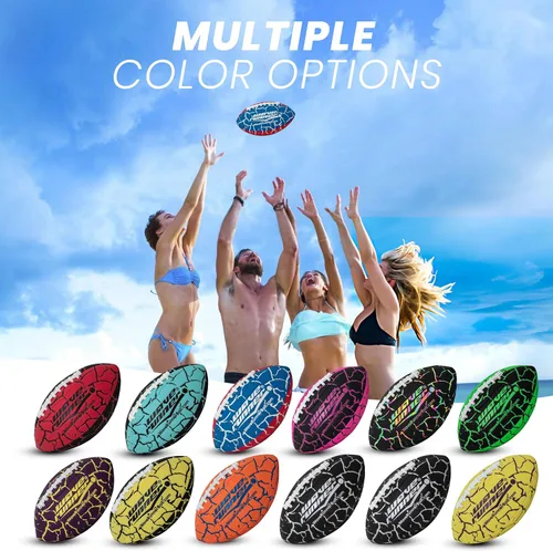 Vista 7 de Wave Runner Grip It - Balón de Fútbol Americano Impermeable de Tamaño Junior, Tamaño 9.25, Duradero y Doble Cordón, Perfecto para Accesorios