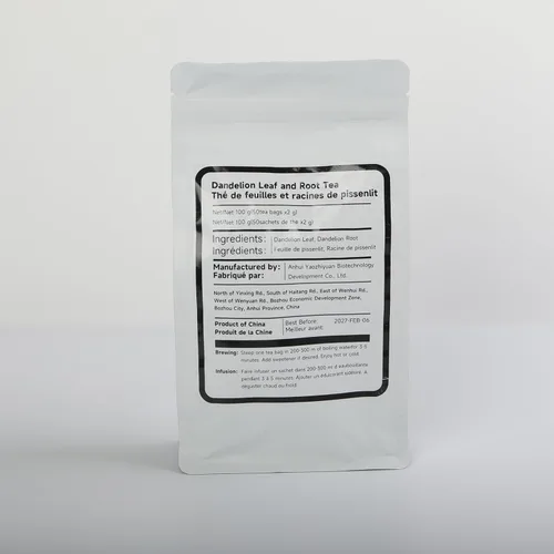 Vista 3 de Té prémium de hojas y raíces de diente de león, bolsa de té natural tostada con diente de león para la salud del hígado y los riñones, apoya