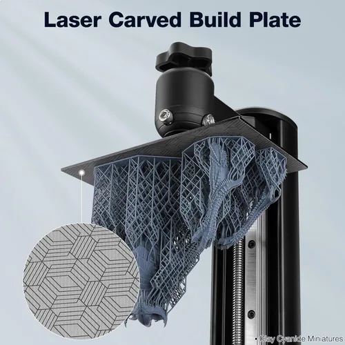 Vista 6 de Impresora 3D de resina ELEGOO Mars 4 con pantalla LCD monocromática de 7" 9K, fuente de luz UV COB y protector de pantalla, tamaño de impresión