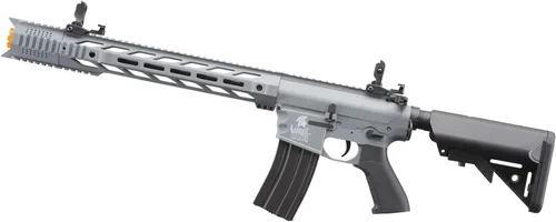 Vista 11 de Lancer Tactical Gen Il SPR Interceptor M4 Airsoft - Eléctrico completo/semiautomático, bolsa de 1000 balas BBS de 0.20g, batería y cargador