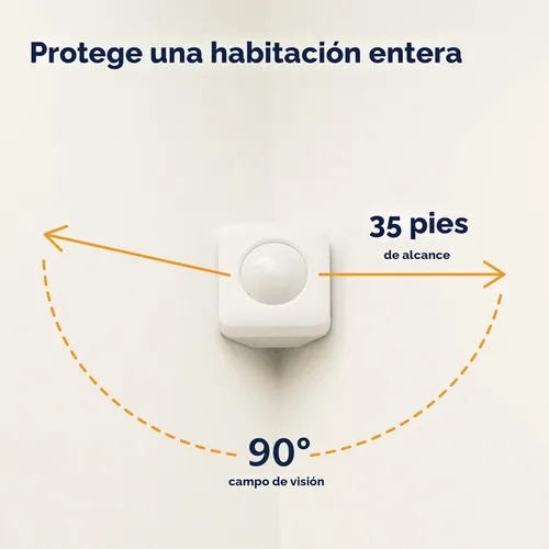 Vista 8 de SimpliSafe - Sistema de seguridad para el hogar inalámbrico de 9 piezas con cámara HD - Supervisión profesional opcional 24/7 - Sin contrato