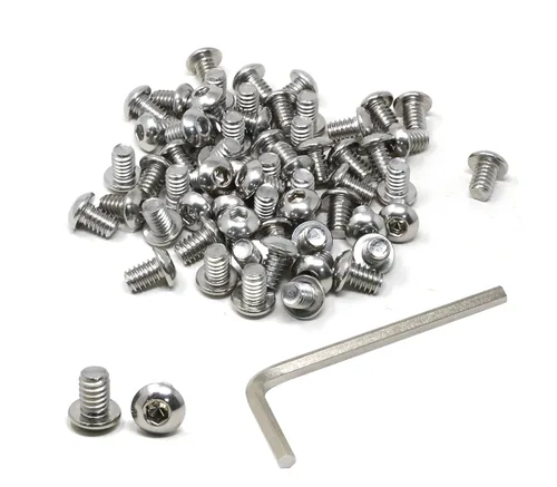 Vista 31 de iexcell Kit de tornillos de cabeza hexagonal de acero inoxidable 304 de 1/4-20 x 1, 50