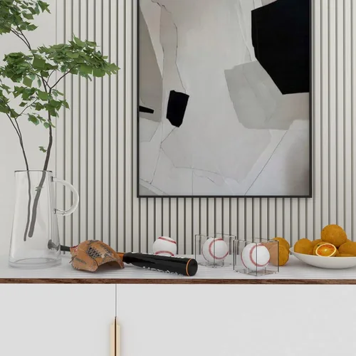 Vista 3 de Paquete de 12 vitrinas de béisbol con protección UV, acrílico transparente, soporte de béisbol cuadrado, protector de bola de recuerdos, caja