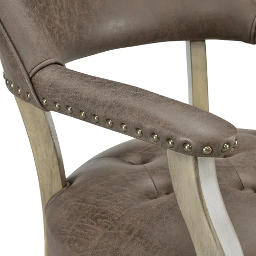 Vista 33 de Silla de comedor con ruedas, sillas de capitán con rodillos, juegos de dinette, sillas de póquer con ruedas, mesa de cocina, sillas rodantes, silla