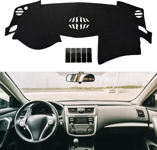 Vista 7 de MODIGT Alfombrilla para cubierta de salpicadero Compatible con Nissan Altima 2007 2008 2009 2010 2011 2012 Nissan Altima Sedán Coupé Protector