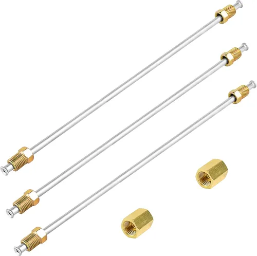 Vista 14 de MuHize Kit de Línea de Freno de Acero Inoxidable a Prueba de Óxido - Tubería de 16" 3/16" con Abocinados Dobles de Precisión y 2 Uniones Ajuste