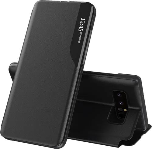 Vista 21 de Funda para Samsung Galaxy Note 9 - Clear View Funda de piel con función atril - Magnética - A prueba de golpes - Mujeres y hombres - Verde