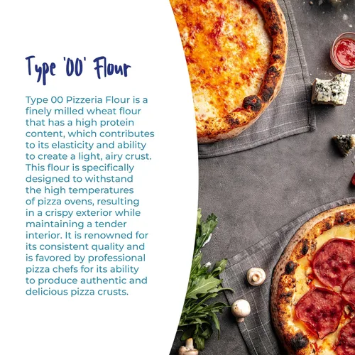 Vista 6 de Antimo Caputo Pizzeria 00 Harina (azul) 2.2 libras - Paquete de 2 (total 4.4 libras)