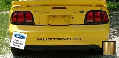 Vista 5 de Insertos de letras para parachoques trasero, calcomanías para Ford MUSTANG GT Gris oscuro - CDG (se ajusta a 1994-1998)