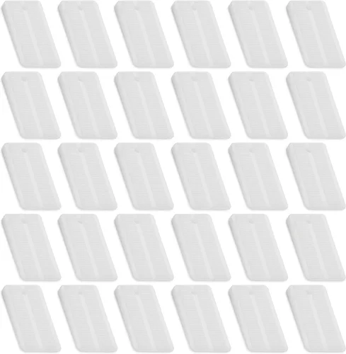 Vista 9 de Qualihome Cuñas de plástico de nailon para nivelar – Cuñas de plástico transparente para muebles del hogar, inodoro, cama, cuñas de mesa