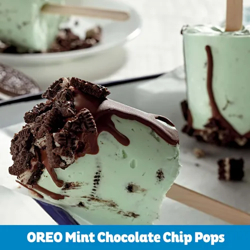 Vista 11 de OREO Galletas sándwich de chocolate con crema de menta, tamaño de fiesta, 24.95 onzas